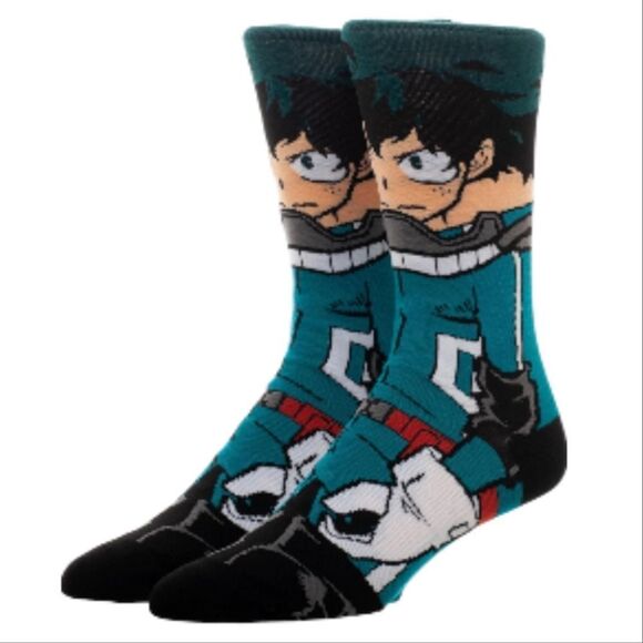 My Hero Academia Izuku Midoriya Socks - Picture 1 of 2